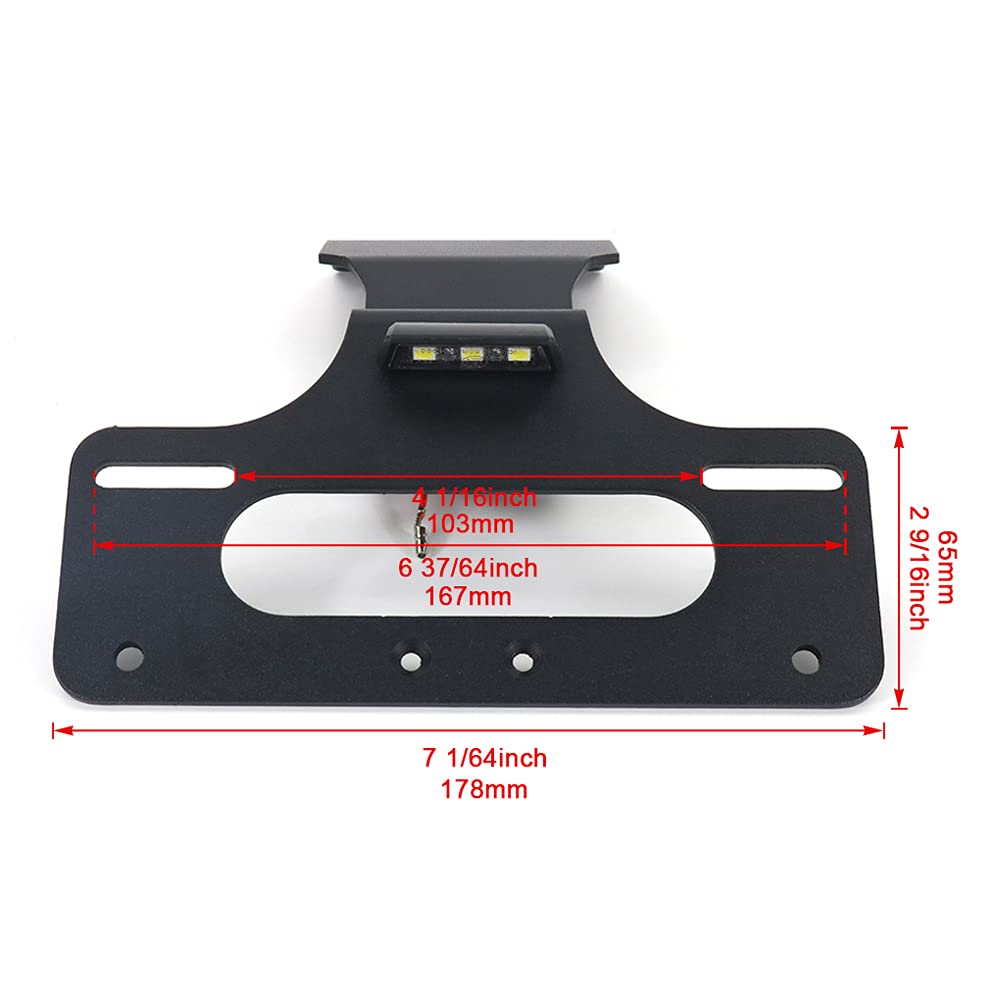 Rearace Motorcycle Fender Eliminator Compatible With Crf300L 2021-2025, Tail Tidy Fit For Crf300L Rally 2021-2025/ Crf300Rx 2021-2025/ Crf300Rl 2021-2025