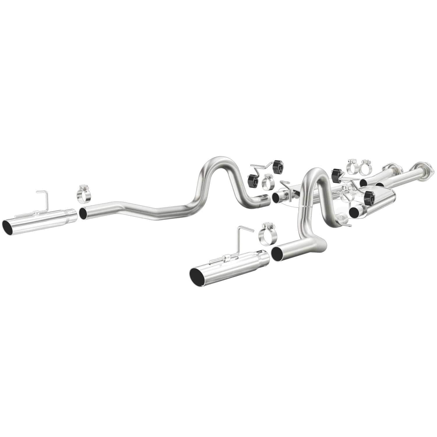 MagnaFlow 1986-1993 Ford Mustang Street Series Cat-Back Performance Exhaust System, V8 5.0L