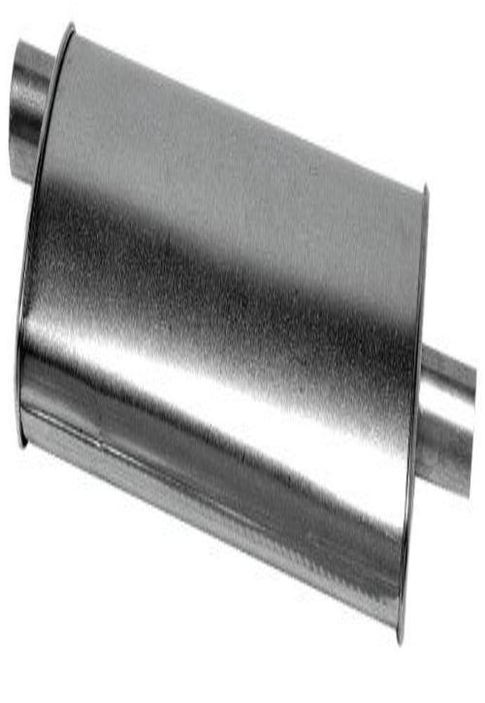 Walker SoundFX Universal 18107 Universal Exhaust Muffler 2.25 Inlet (ID) 2 Outlet (ID) for Chevrolet Blazer