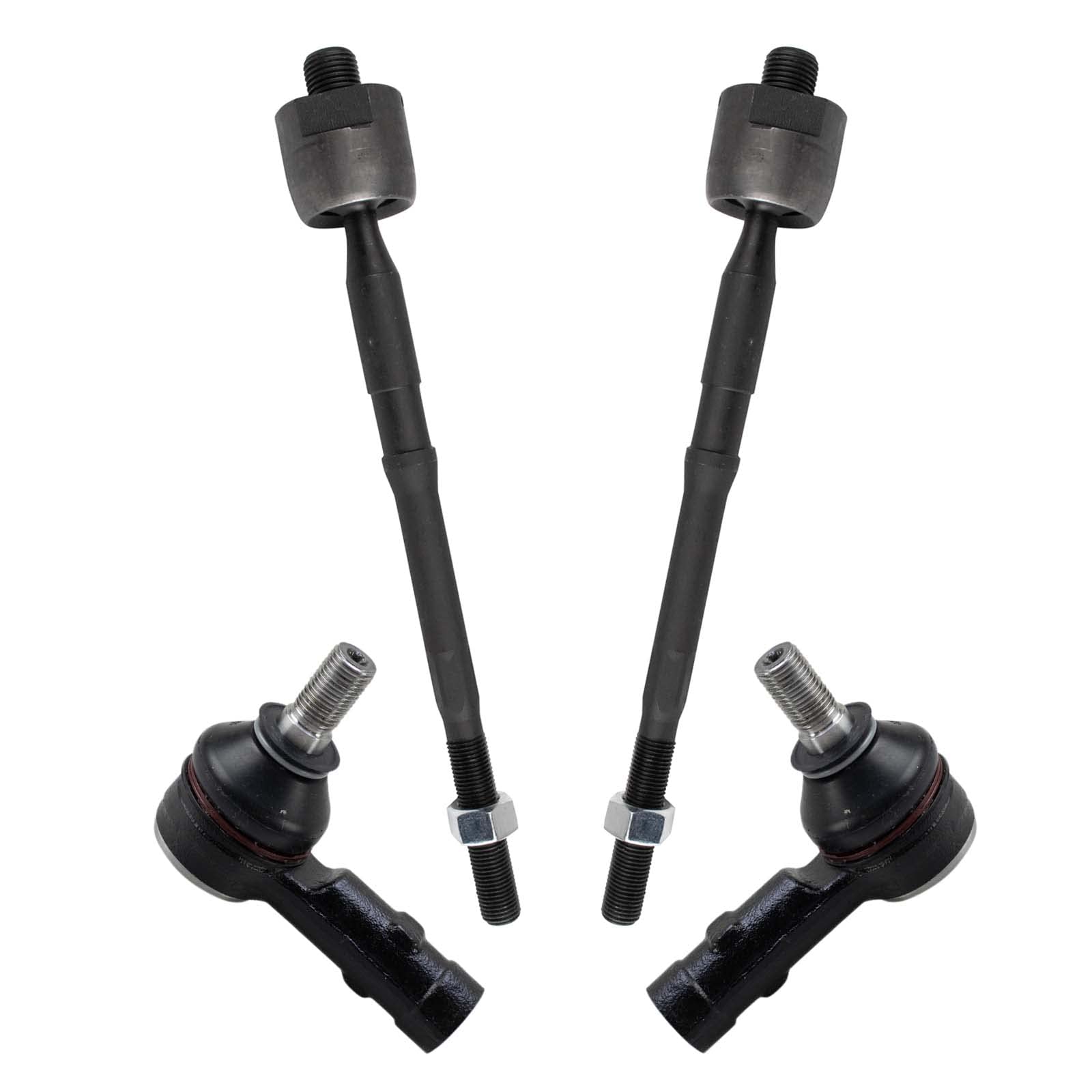 Trq Front Tie Rod Set Compatible With 2013-2015 Chevrolet Spark