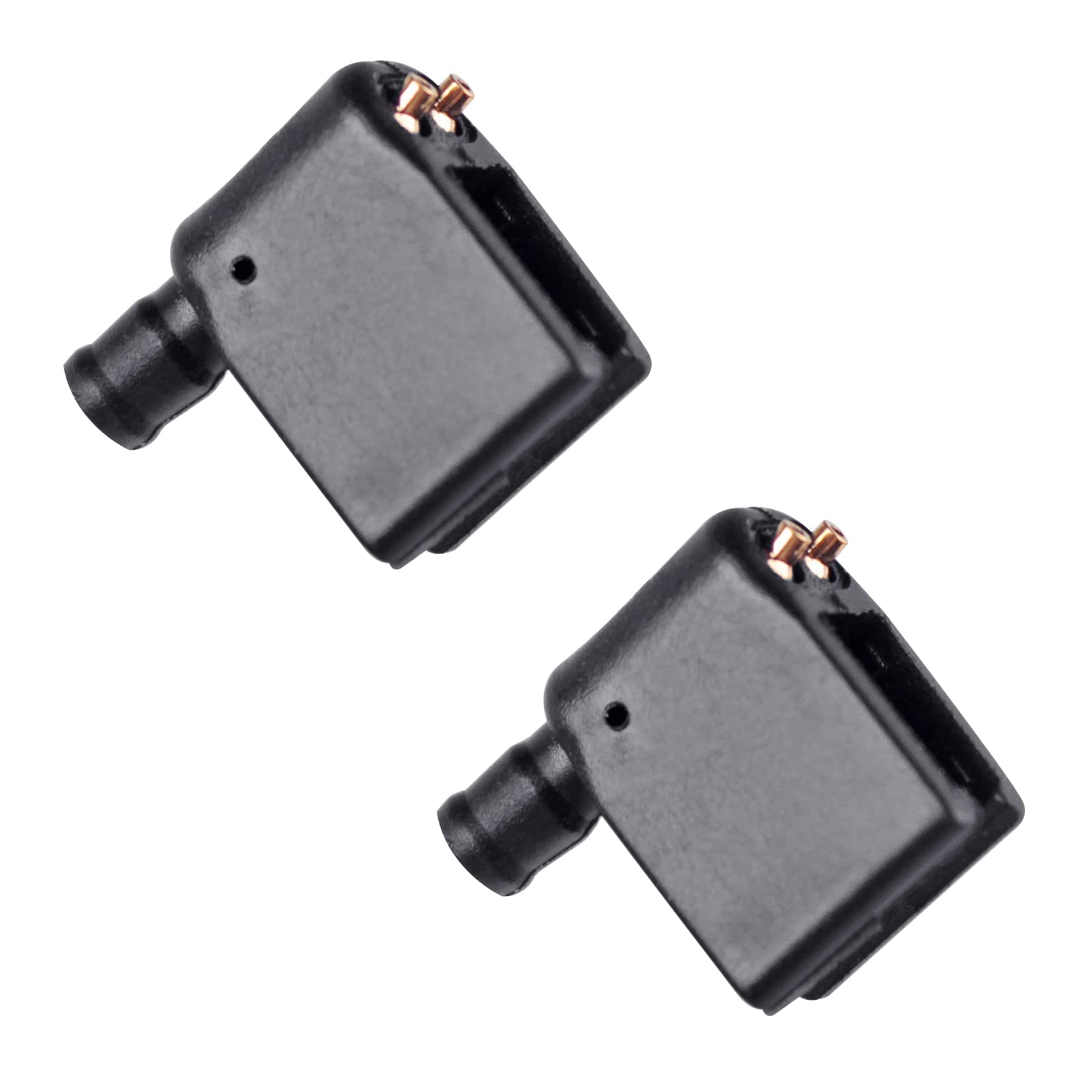 Xislet Upgraded 2 Pack Aimable Brass Windshield Washer Wiper Arm Nozzles Compatible With Mercedes And Dodge Sprinter Van Rv Truc