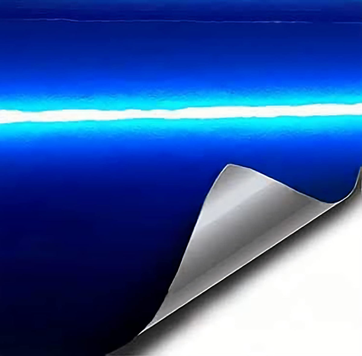 VViViD XPO Gloss Liquid Metal Dark Blue Vinyl Car Wrap Adhesive Film (10ft x 5ft)