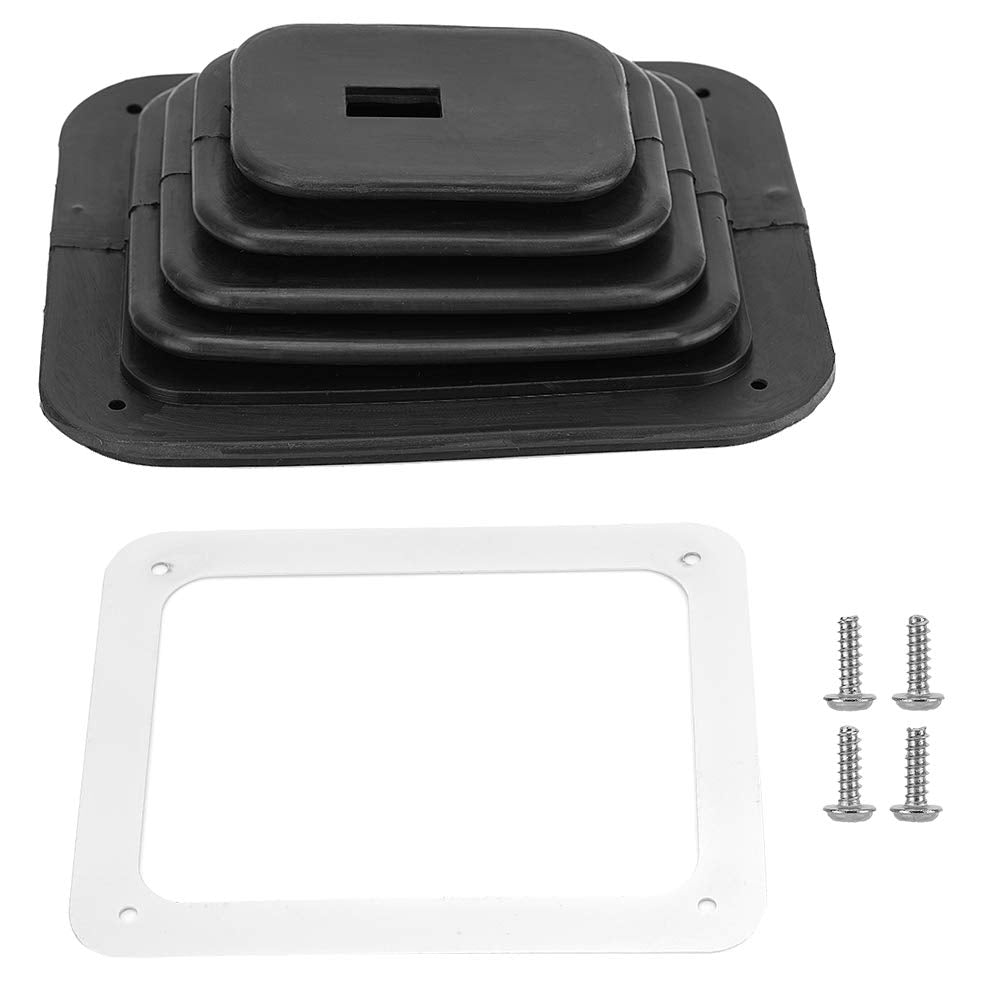 Delaman Gear Shift Boot Cover Sleek Design, Gear Shift Cover Rubber Car Shifter Boot Replacement Enhanced Dust Protection For Gm