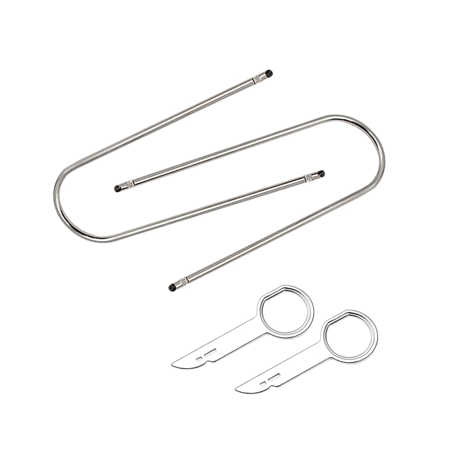 Radio Removal Tool Key And Removal Pry Tool Kit U-Shaped Set For Ford, Volkswagen, Audi, And Mercedes, Most Car Cd Dvd Audio Fre