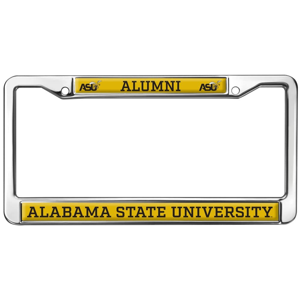 Alabama State University Alumni Full Size Standard License Plate Metal Frame