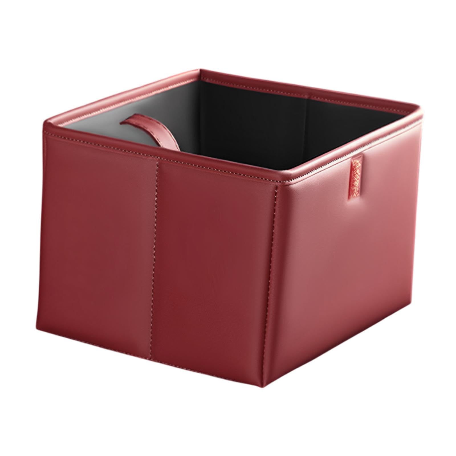 CALANDIS Foldable Back Seat Car Trash Bin Portable Tear Resistant with Hanging Straps Red | Seat Covers | Interior | Car & Truck