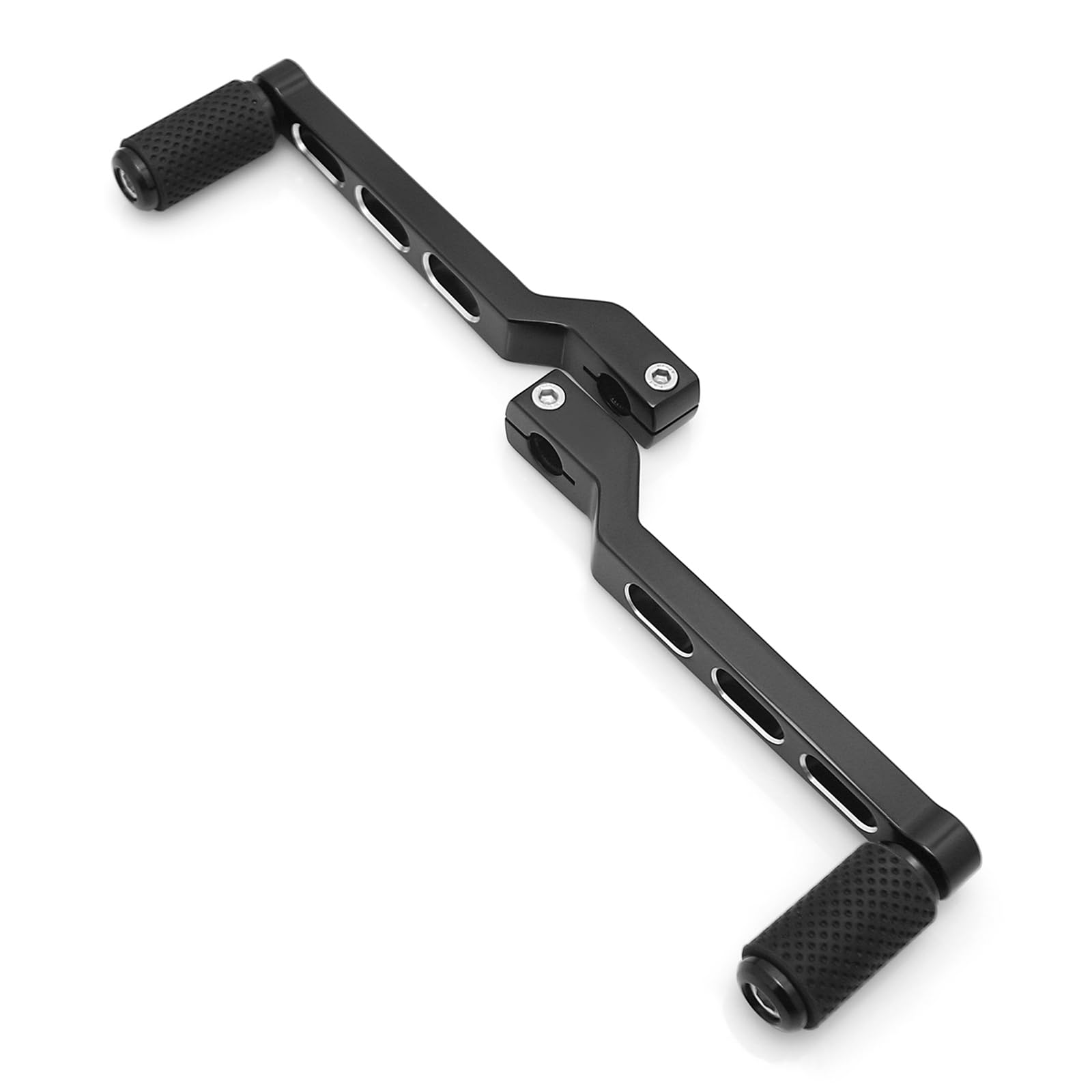 Heyomotor Motorcycle Heel Toe Shift Lever Brake Pedals, Shift Peg For Harley Davidson Softail Touring Road Glide Street Glide Levers Road King Glide Trikes Shifter Levers Black White