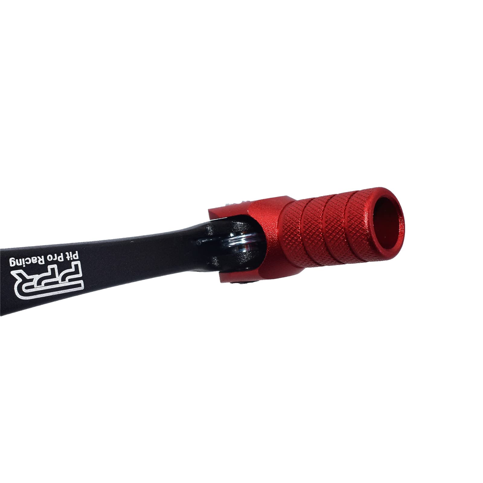 Gear Shift Lever, Rod Alloy Aluminium Gear Lever Fits For Motorcycle Bse Crf 110 Apollo Ttr 125 Motorcycle 50Cc 110Cc 250Cc Dirt Pit Bike(Black&Red)