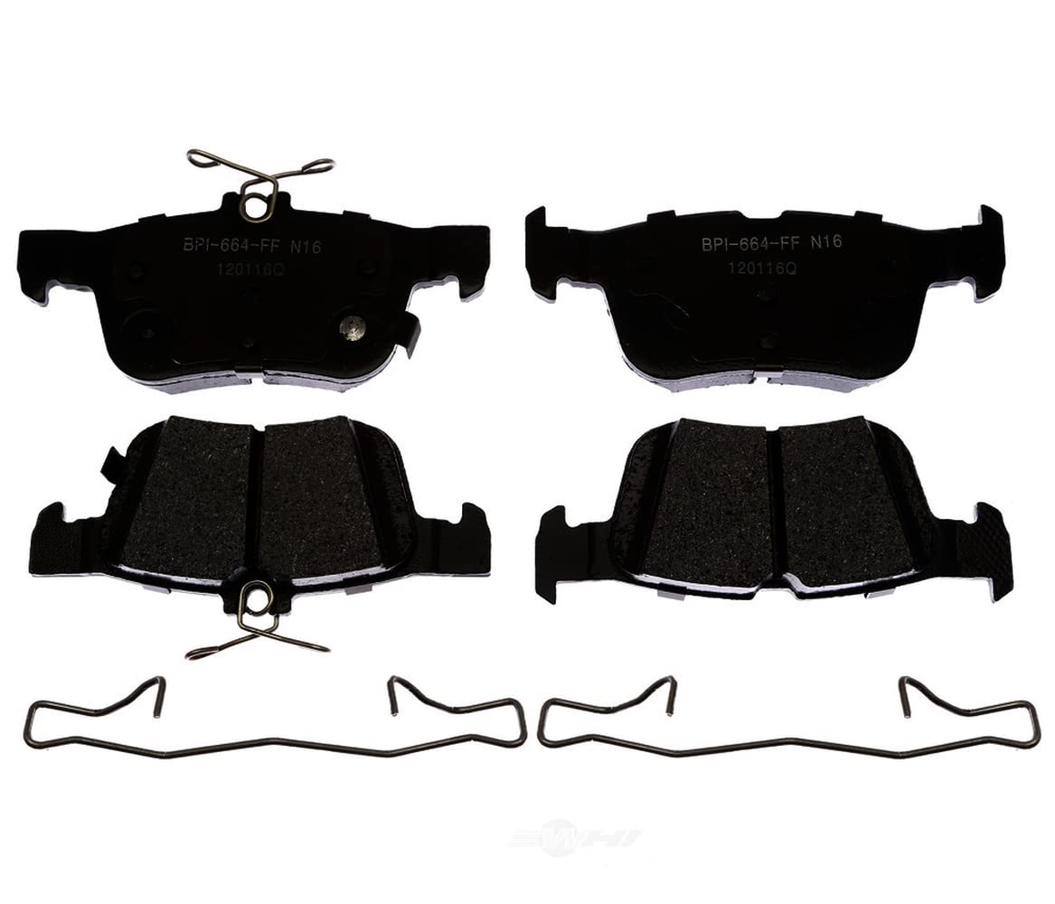 Raybestos Mgd1665Ch Reliant Ceramic Brake Pad Set, 1 Pack