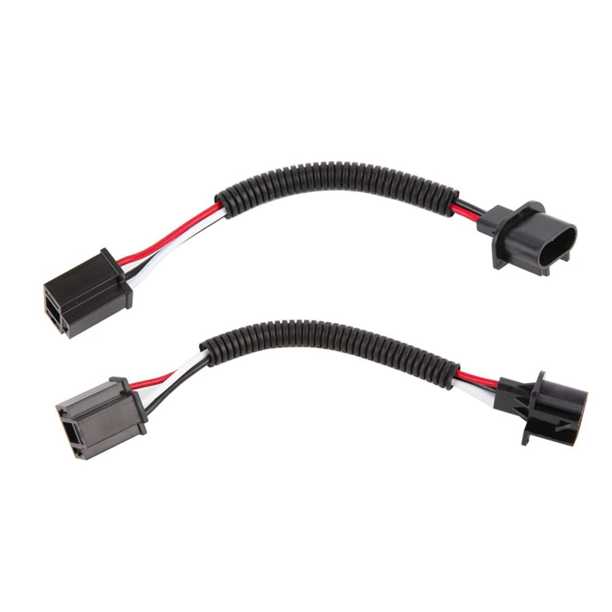 Bicyaco H13 To H4 Adapter Headlight Adapter Connector For 7 Inch Led Headlight On Jeep Wrangler Jk Tj Trucks Cable-2 Pcs