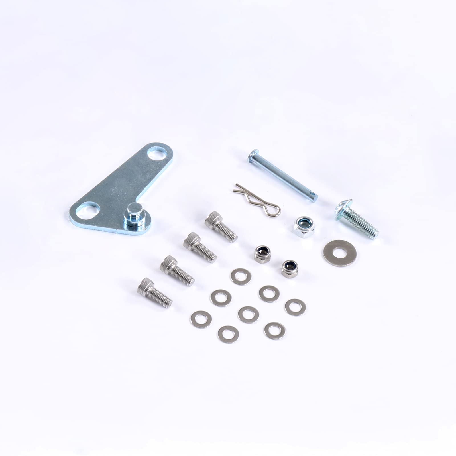 Wowyzl 304147 Ez-Efi Cable Mount Kit Carburetor Throttle Cable Mount Bracket Steel Black