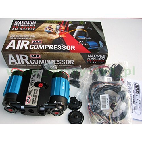 Arb Ckmta12 '12V' On-Board Twin High Performance Air Compressor, Ideal For Air Lockers Locking Differentials, Tire Inflator, Air