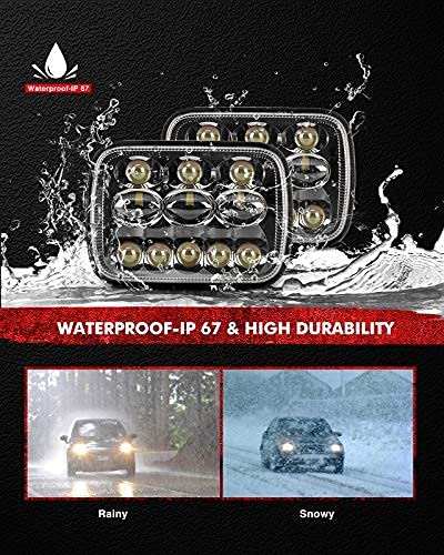 Torchbeam 7X6 5X7 Led Headlights 300% Brighter Upgraded Led Sealed Beam Headlamps With High Low Beam H6054 6054 Led Headlights R