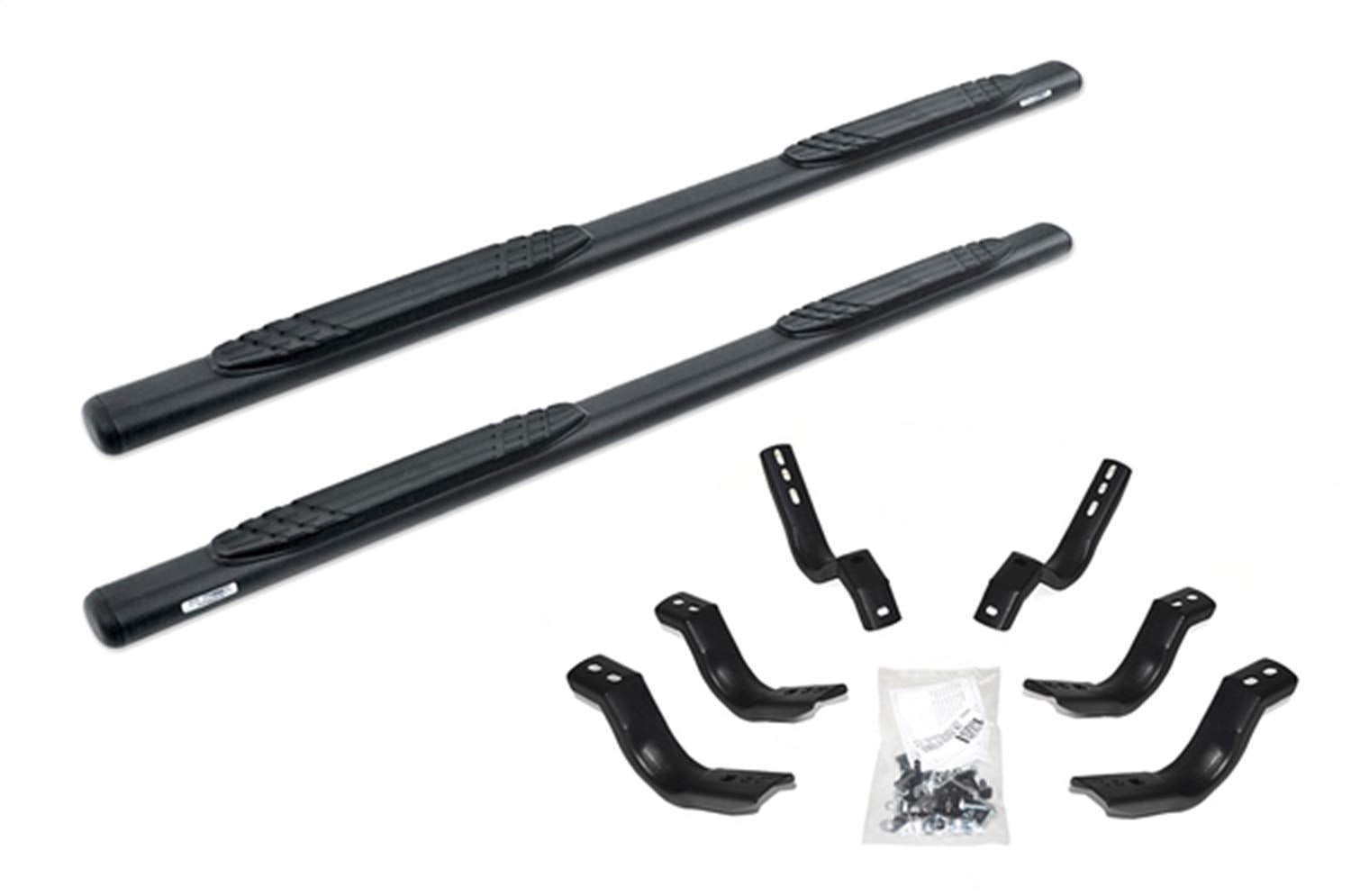 Go Rhino 104404680T 4 1000 Series Side Steps With Mounting Bracket Kit For 07-19 Gmc, Chevrolet (Extended Cab Pickup)