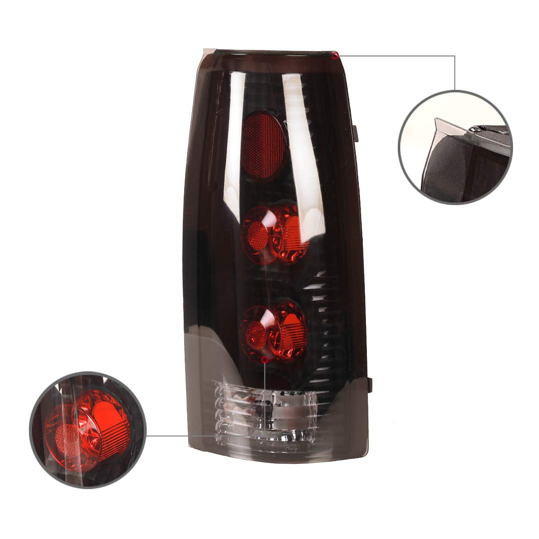 Nixon Offroad Tail Lights For 1988-1999 Chevy C/K 1500/2500/ 3500, 1992-1999 Chevy Suburban 1500/2500, 1992-1994 Chevy Blazer, 1995-2000 Chevy Tahoe, Gmc 1988-1999 C/K 1500/2500/ 3500, Suburban Yukon