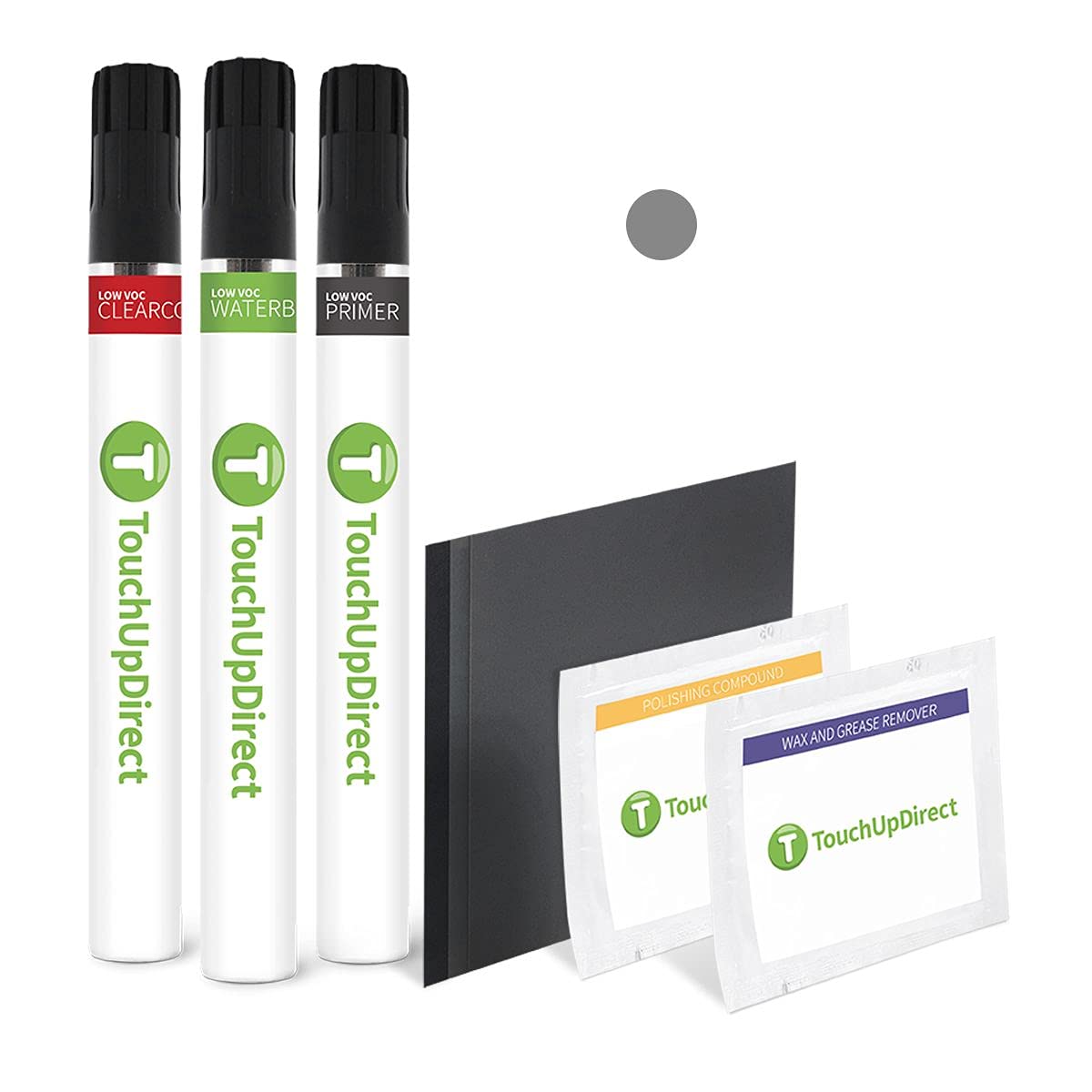 Touchupdirect 992/7992 Selenite Grey Metallic Compatible With Mercedes-Benz Exact Match Touch Up Paint Brush - Platinum Kit