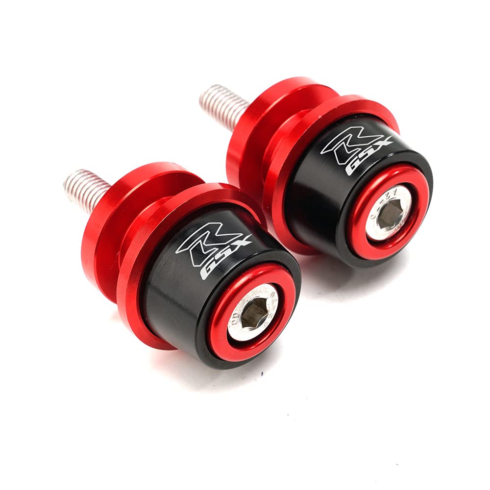 Motorcycle Swing Arm Spools Sliders, CNC Swing Arm Stand Screw, Swingarm Stand Paddock Compatible for Suzuki GSXR1000 GSXR1300 G