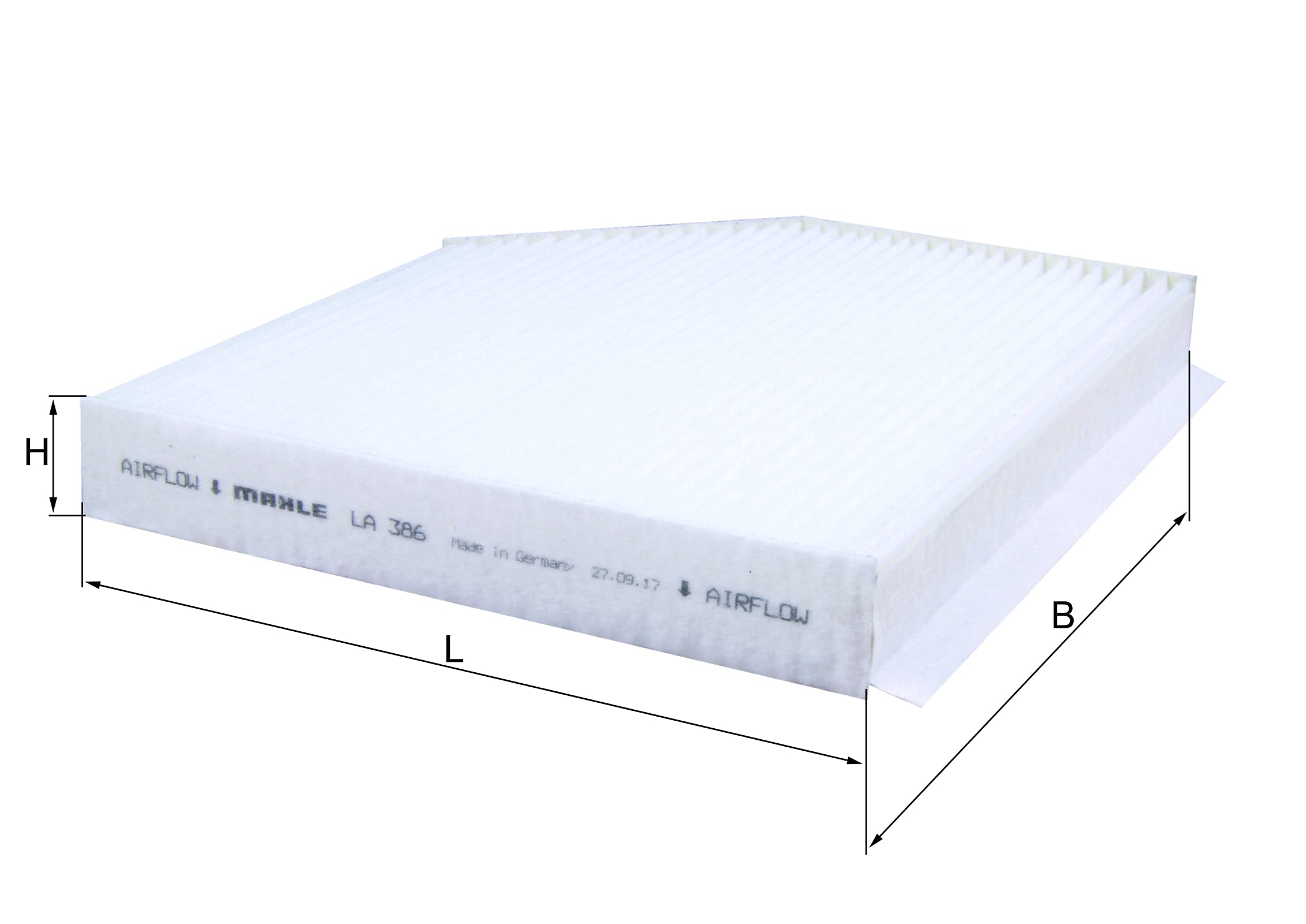 Mahle La 386 Cabin Air Filter