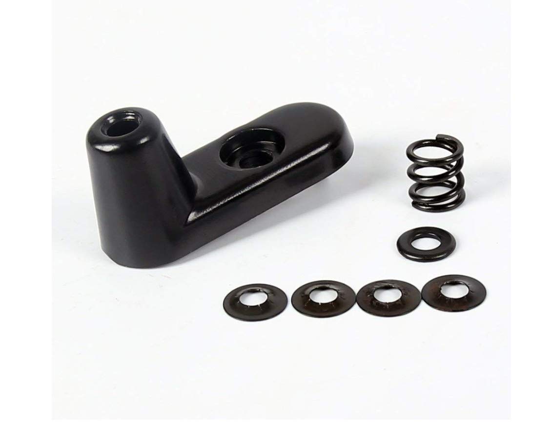 New Sun Visor Repair Kit Compatible With 2003-2006 Jeep Wrangler Aluminum Black Sun Visor Bracket Replaces For 5Hd801X9Ac 5Hd811