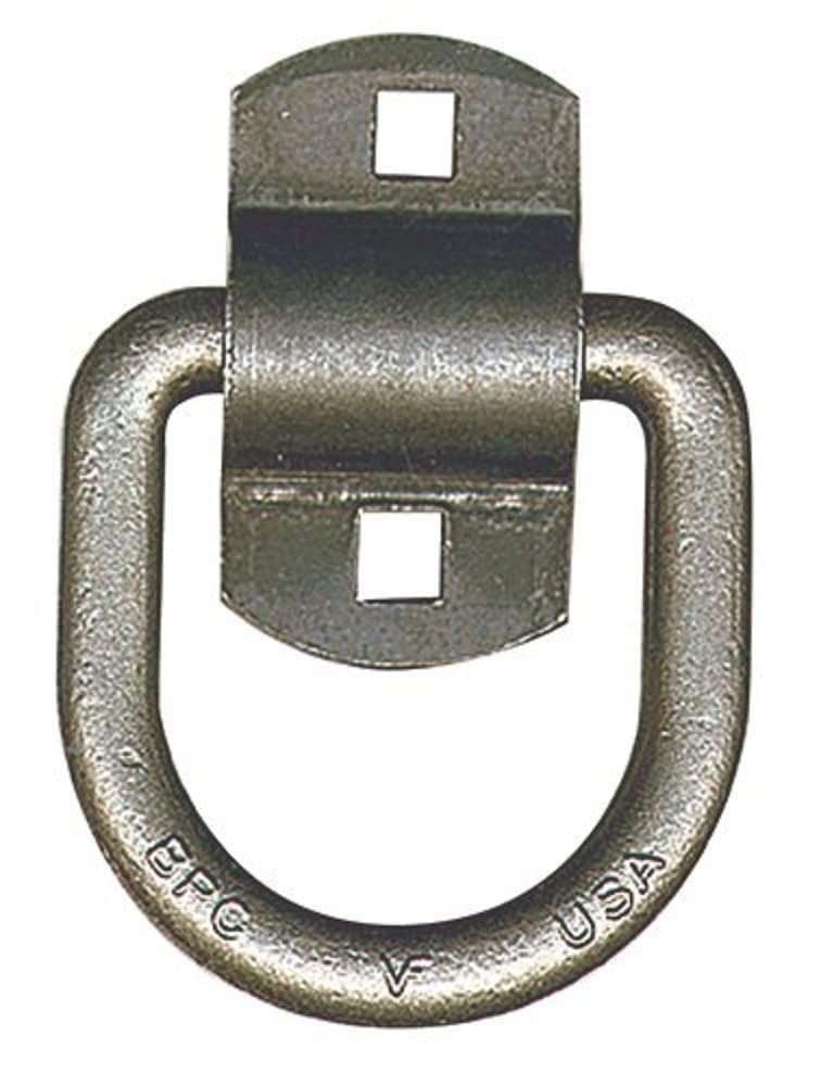 Keeper 89527 3-3/8 Bolt-On D-Ring With Bracket