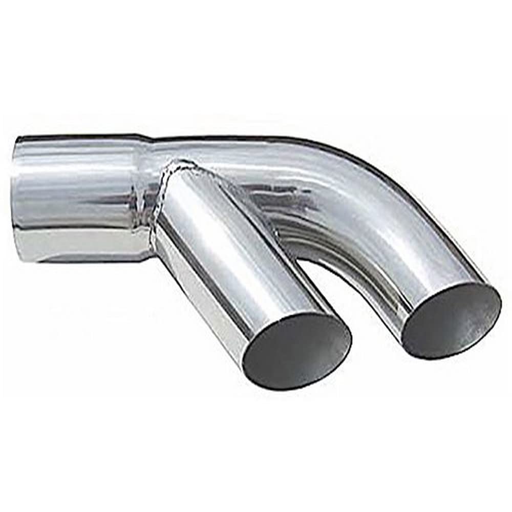 Pypes Performance Exhaust Evt10: Exhaust Tail Pipe Tip Set 76-81 Pontiac Trans Am 2.5 In To Dual 22.5 In Slip Fit Clamp On Pair