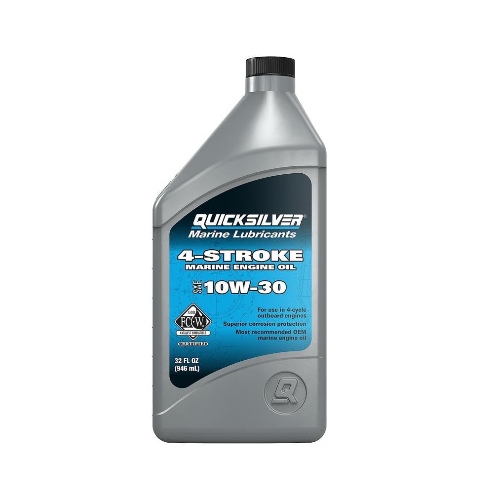 Quicksilver 10W-30 Marine Engine Oil - 1 Qt.