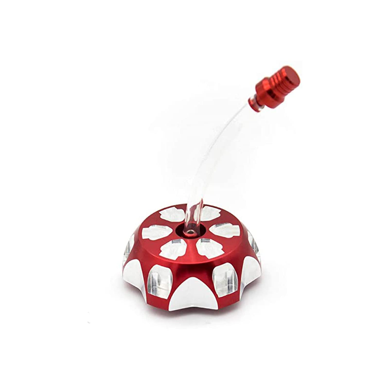 Procnc 50Mm Atv Aluminum Gas Cap Fuel Cover Tank Cap Fit For Yamaha Yfm700 Raptor 700R 2008 2009 2010 2011 2012 2013 2014 2015 2016 2017 2018 2019 2020 (Red)