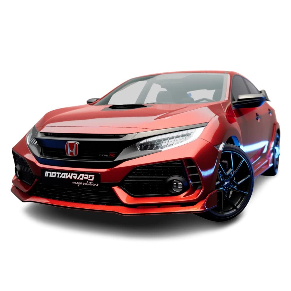 3M Car Wrap Roll 2080 Gloss Dragon Fire Red | G363 | (5Ft X 2Ft (10 Sq/Ft)) | Automotive Vinyl Wrap For Cars - Car Interior Wrap