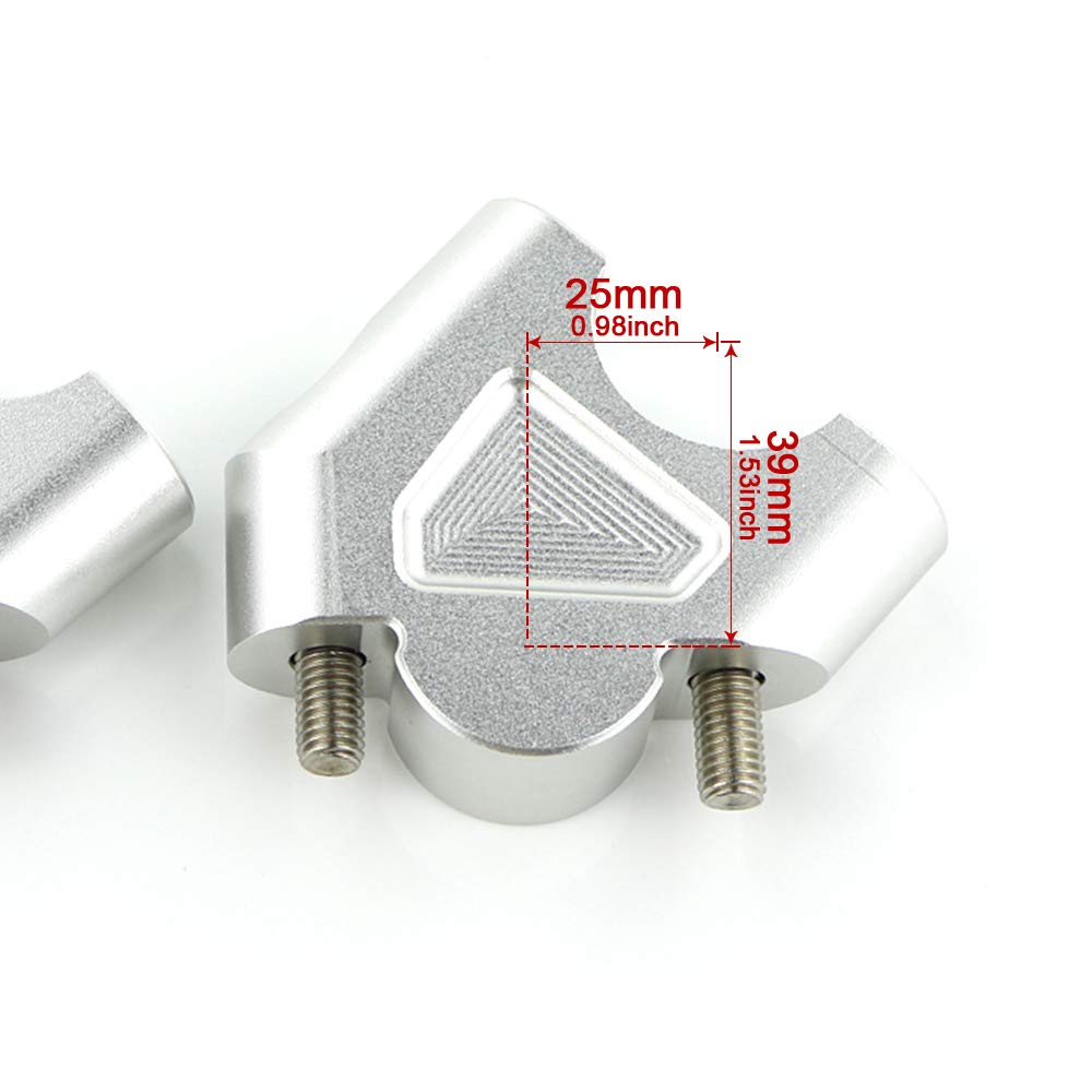 Xitomer ADV (1.535'' Rise) Handlebar Risers, Fit for R1200GS 2013-2018, R1200GS ADV 2014-2018, R1250GS R1250GS ADV 2018 2019 202