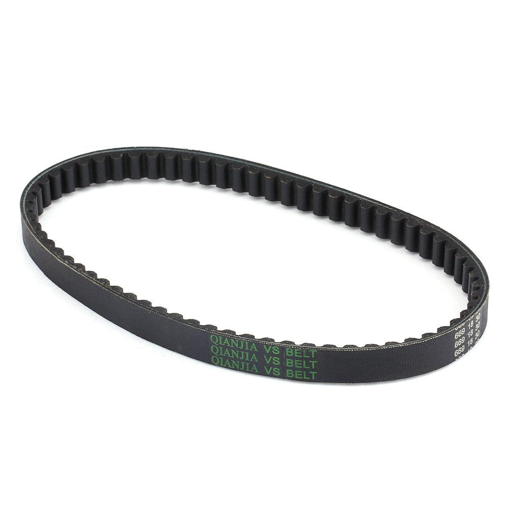 Rubber Drive Belt Black V-Belt Replaces For Gy6 50Cc 139Qmb Scooter 669-18-30