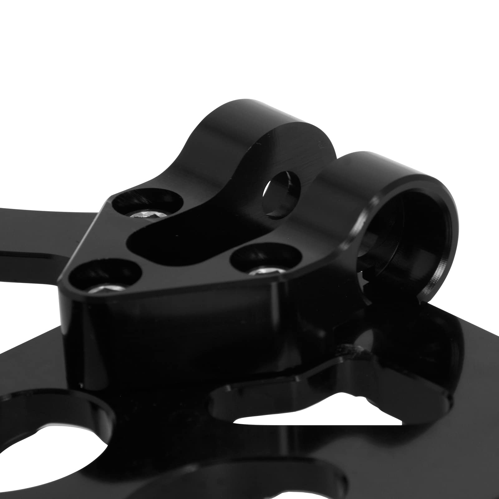 HCmotorku Motorcycle Floorboards Set Driver Passenger Footboards Front Rear Foot Pegs MX Wide Offroad CNC Brake Pedal Fit For Ha