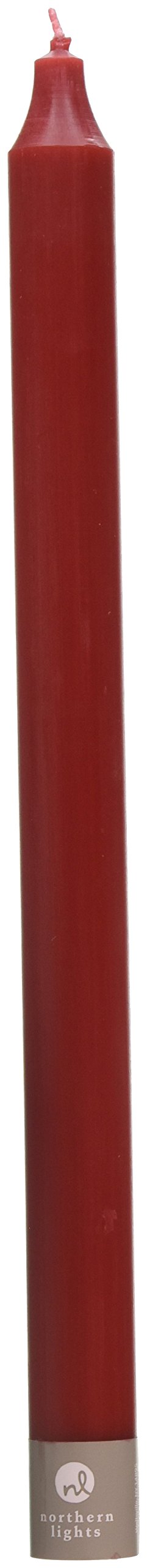 Northern Lights Candles Premium Tapers 12'' 12Pk - Crimson - 72795