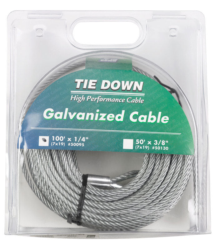 Pre-Cut Cable100'Galv1/4 (Pack Of 1)