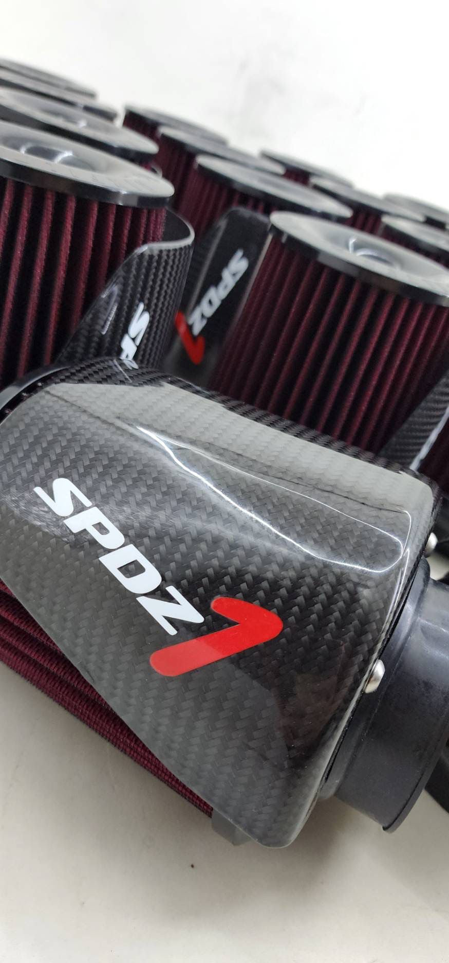 SPDZ1 Carbon Cover High Velocity 3" Inlet Intake Filter