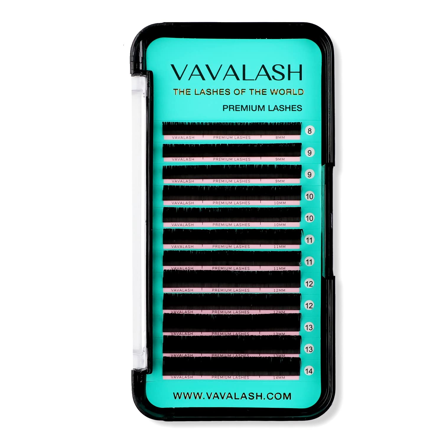 Eyelash Extensions 0.07 D Curl 14mm Lash Extensions Supplies Individual Lashes Premium Silk Volume & Classic Lash Soft Matte Dark Professional Eyelashes Extension (0.07-D-14mm)-New