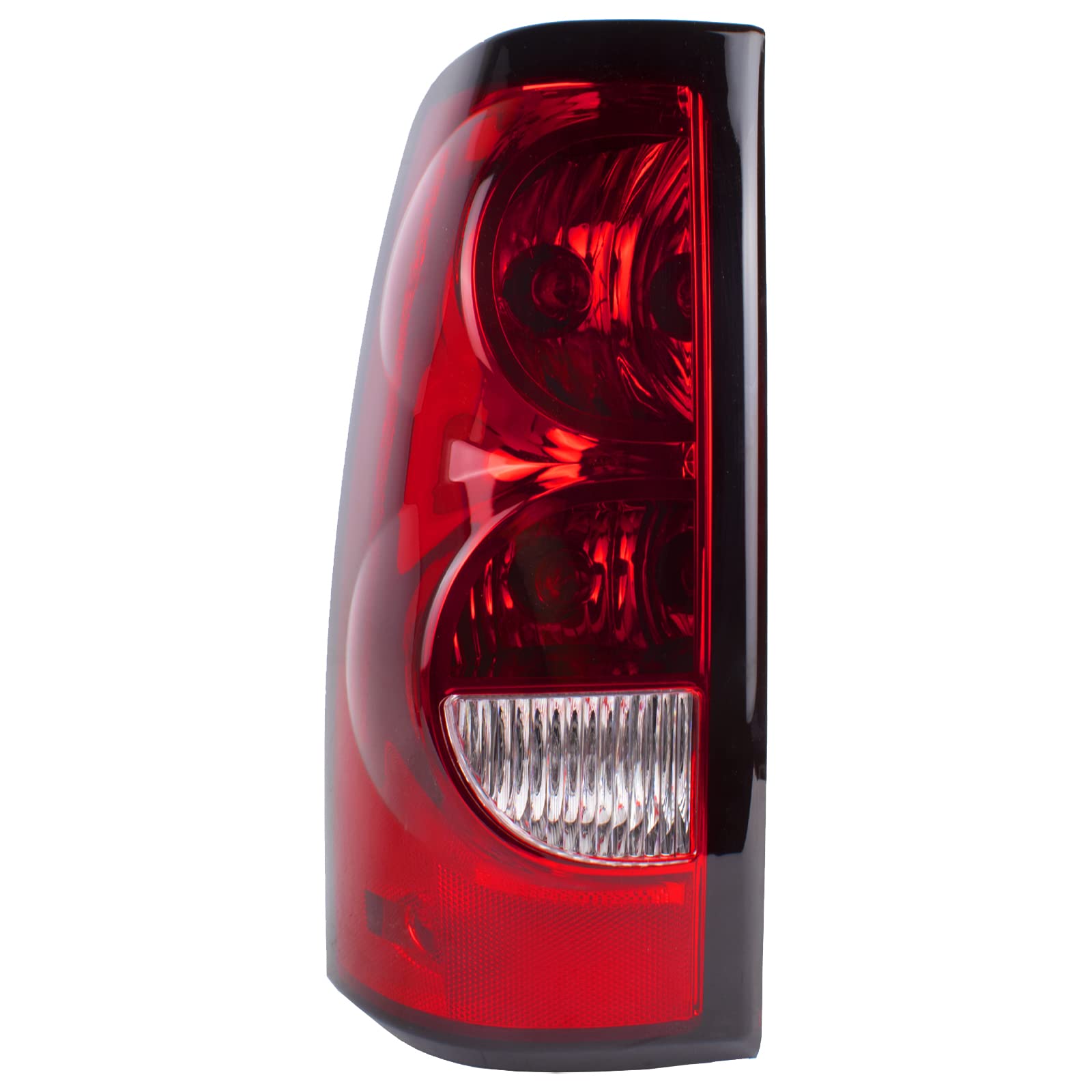 Left Driver Side Tail Light Compatible With 2003 2004 2005 2006 Chevy Silverado 1500 2500 3500 Factory Style Tail Light - Bulb A