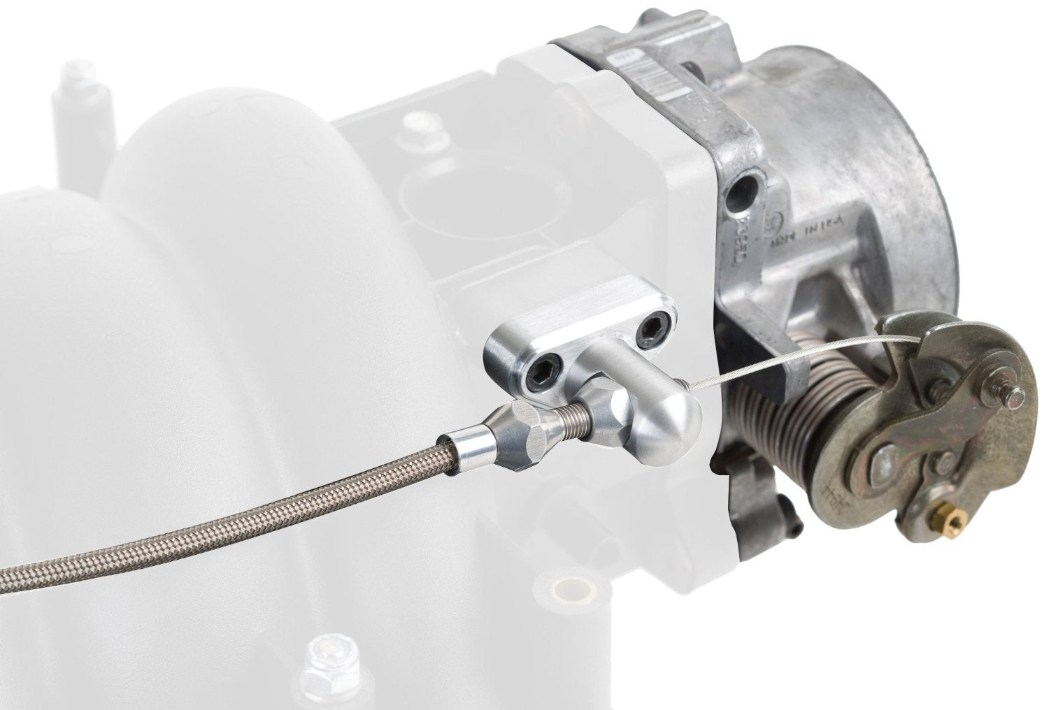 Lokar Tcb-40Ls1 Ls1 Throttle Cable Bracket For Gm Throttle Body With 3'' Linkage Cam