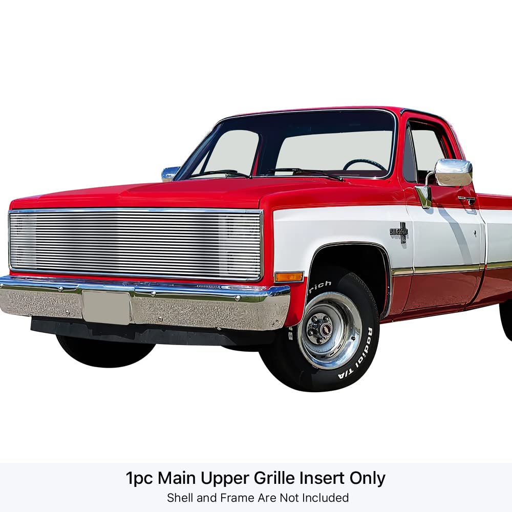 Off Roader Billet Grille Insert for Chevy GMC C/K 1981-1987, High Density Stainless Steel Chrome, Model ORGR-J19-C858202A