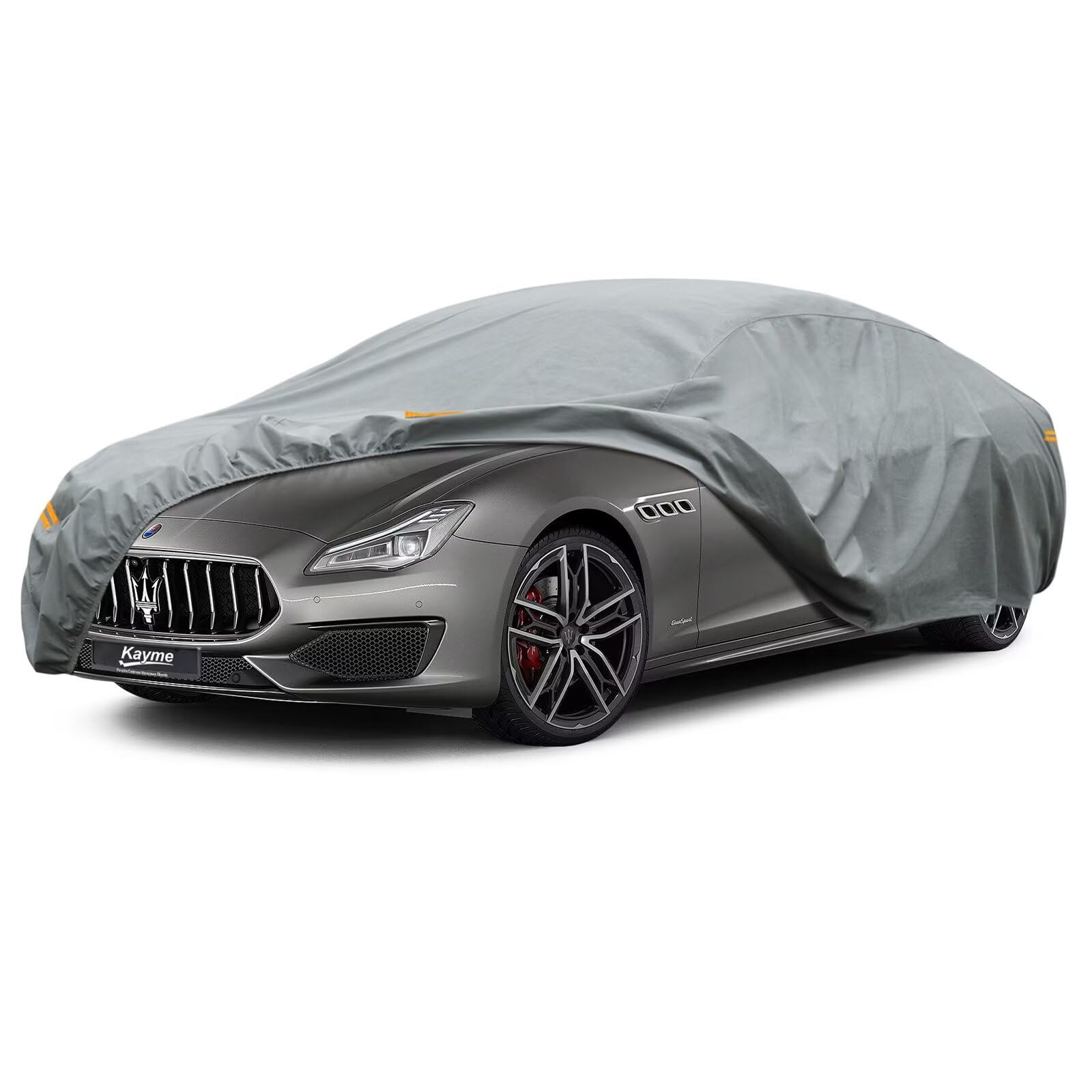 Kayme Heavy Duty Car Cover Custom Fit Maserati Granturismo Quattroporte Waterproof All Weather For Automobiles, Full Exterior Co