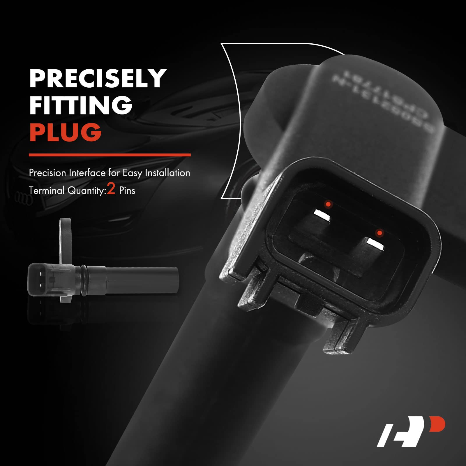 A-Premium Engine Crankshaft Position Sensor Compatible with Ford, Lincoln & Mercury - Crown Victoria, F150 F250 Super Duty, Explorer, Mustang, Expedition, E150, E250, Navigator, Mark LT - #1W7E6C315AA