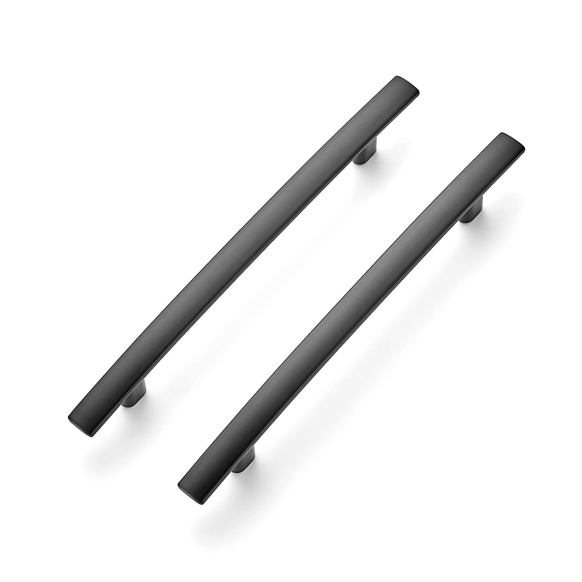 Ravinte 10 Pack | 7-1/4'' Curved Cabinet Pulls Matte Black Kitchen Drawer Pulls Arch Cabinet Handles 7.25”Length, 5” Hole Center