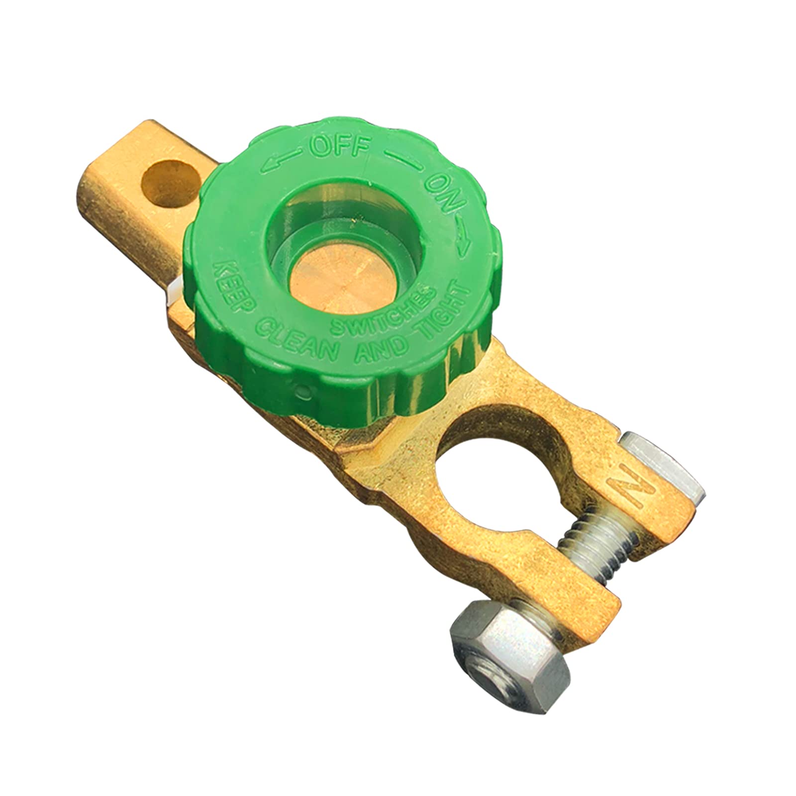 Ampper Top Post Battery Disconnect Switch, Battery Master Switch Isolator For Power Disconnect Cut Off (1 Pack)