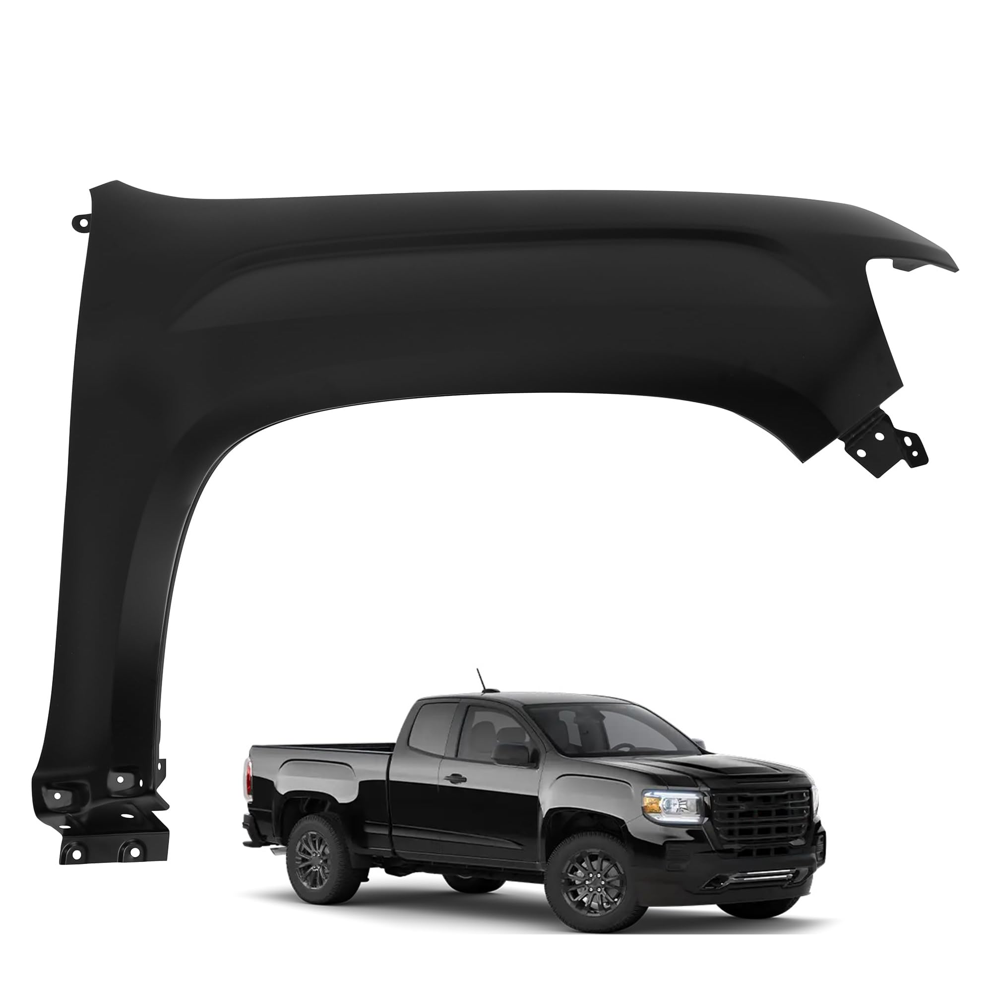 Fender Passenger Side Fit for 2015-2022 GMC Canyon Front Right Fender of Replacement OEM: 23373628