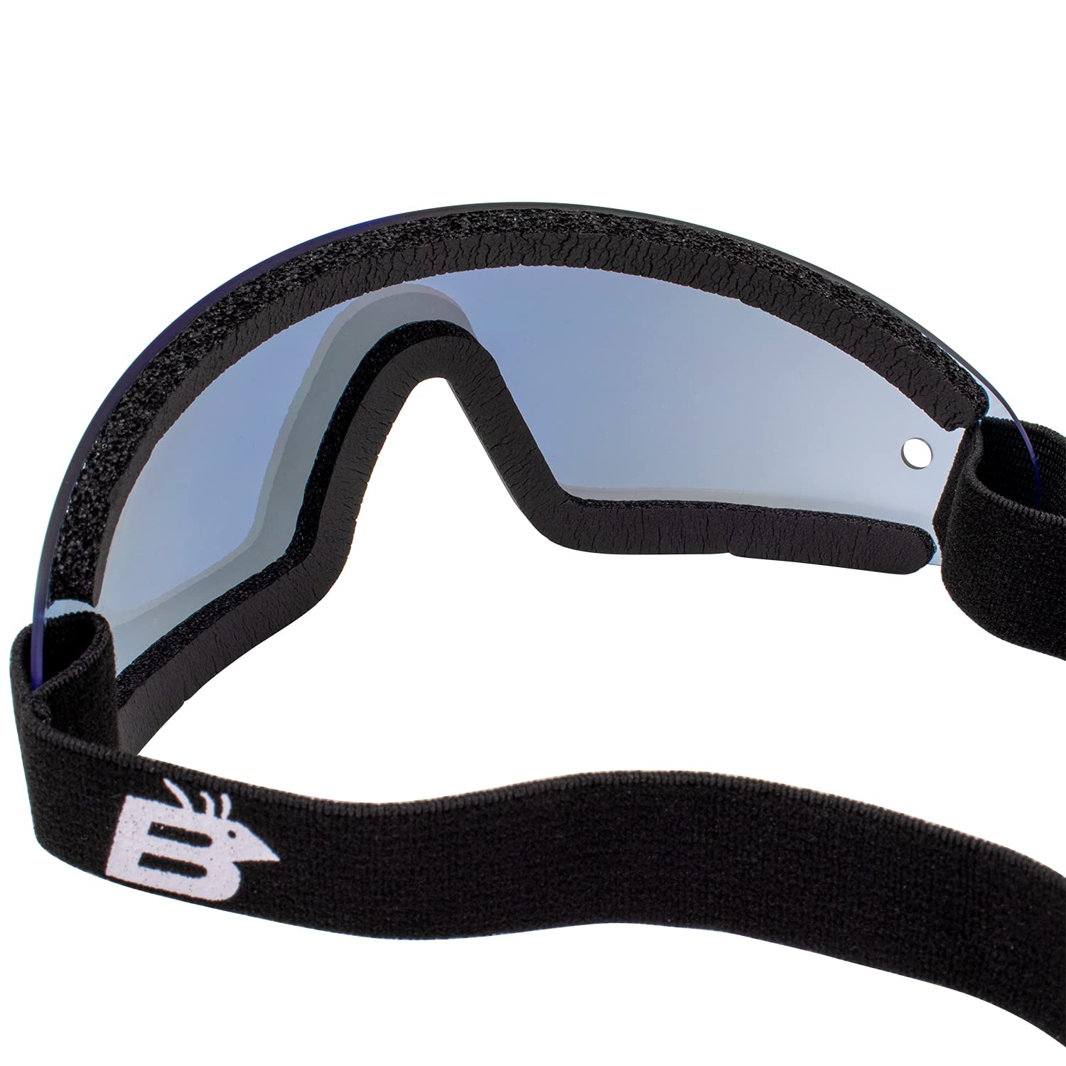 Birdz Eyewear Wing Skydive Skydiving Goggles One Reduced Glare Light Blue Lens And One Clear Lens With Great Peripheral Vision D