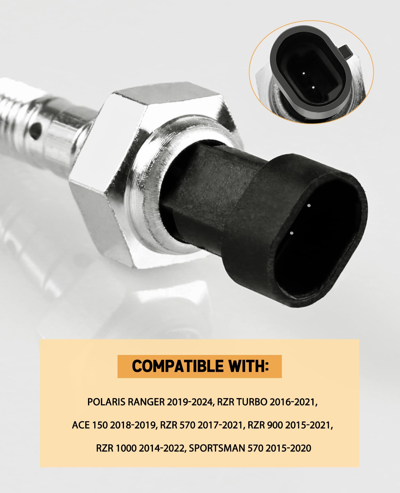 UNIGT Brake Pressure Switch with Brake Line Seal Kit Compatible with Polaris Ranger XP 1000 2019-2024, RZR 2016-2021, Sportsman