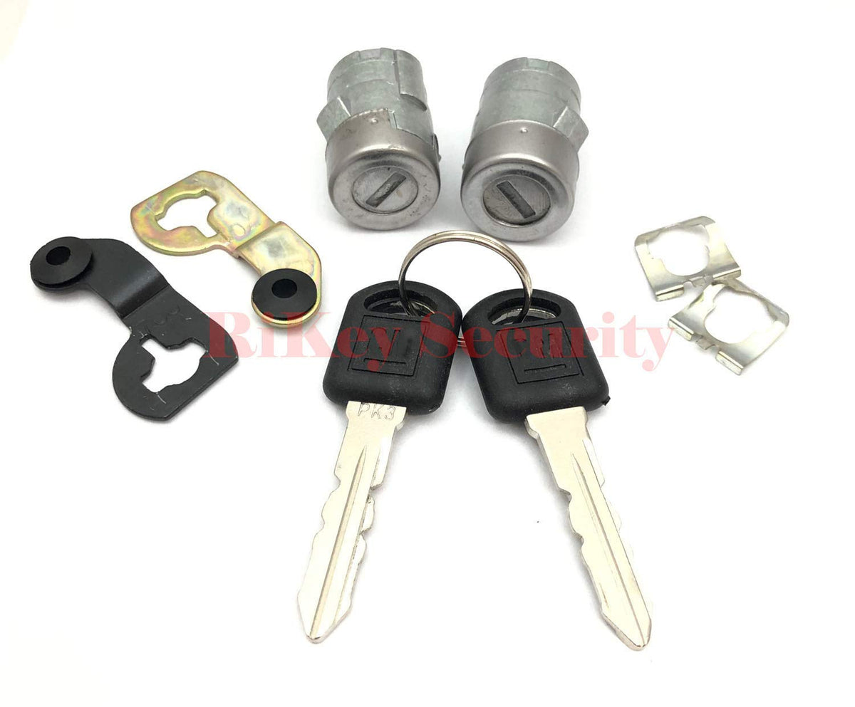 Ri-Key Security - New Driver and Passenger Side Doors Lock Set for Chevrolet Silverado 2001-2006