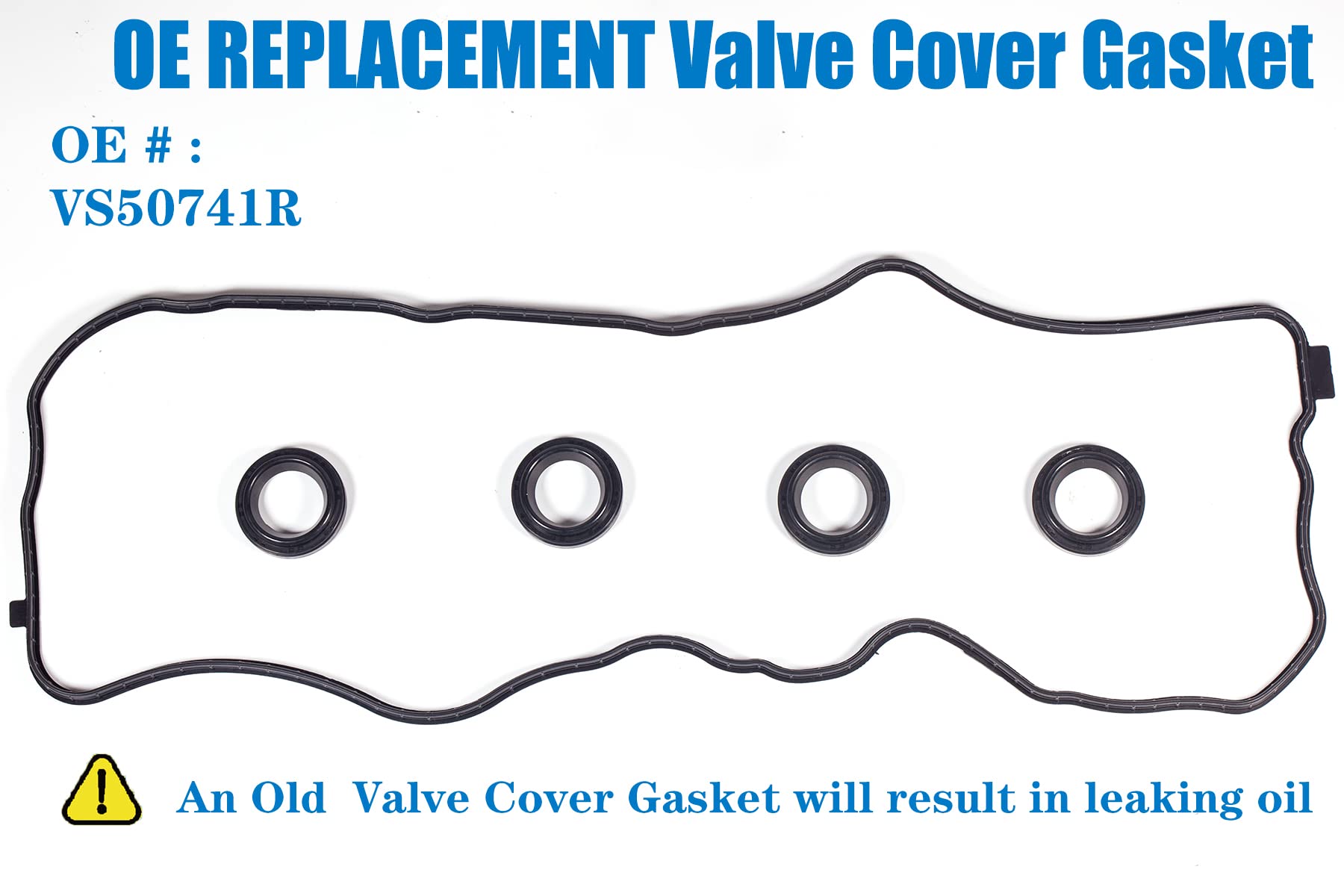 VS50741R for Honda Civic 1.8 Valve Cover Gasket&Gasket Maker 3oz Honda HR-V 1.8, Acura ILX 2.0 2006 2007 2008 2009 2010 2011 201