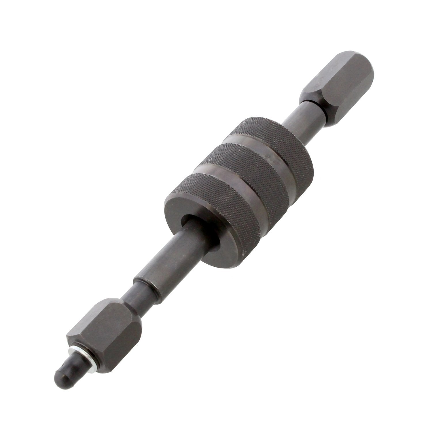 Abn Diesel Injector Puller Tool With Slide Hammer, Common Rail Injector Remover W/ M8, M12, M14 Thread Adapter