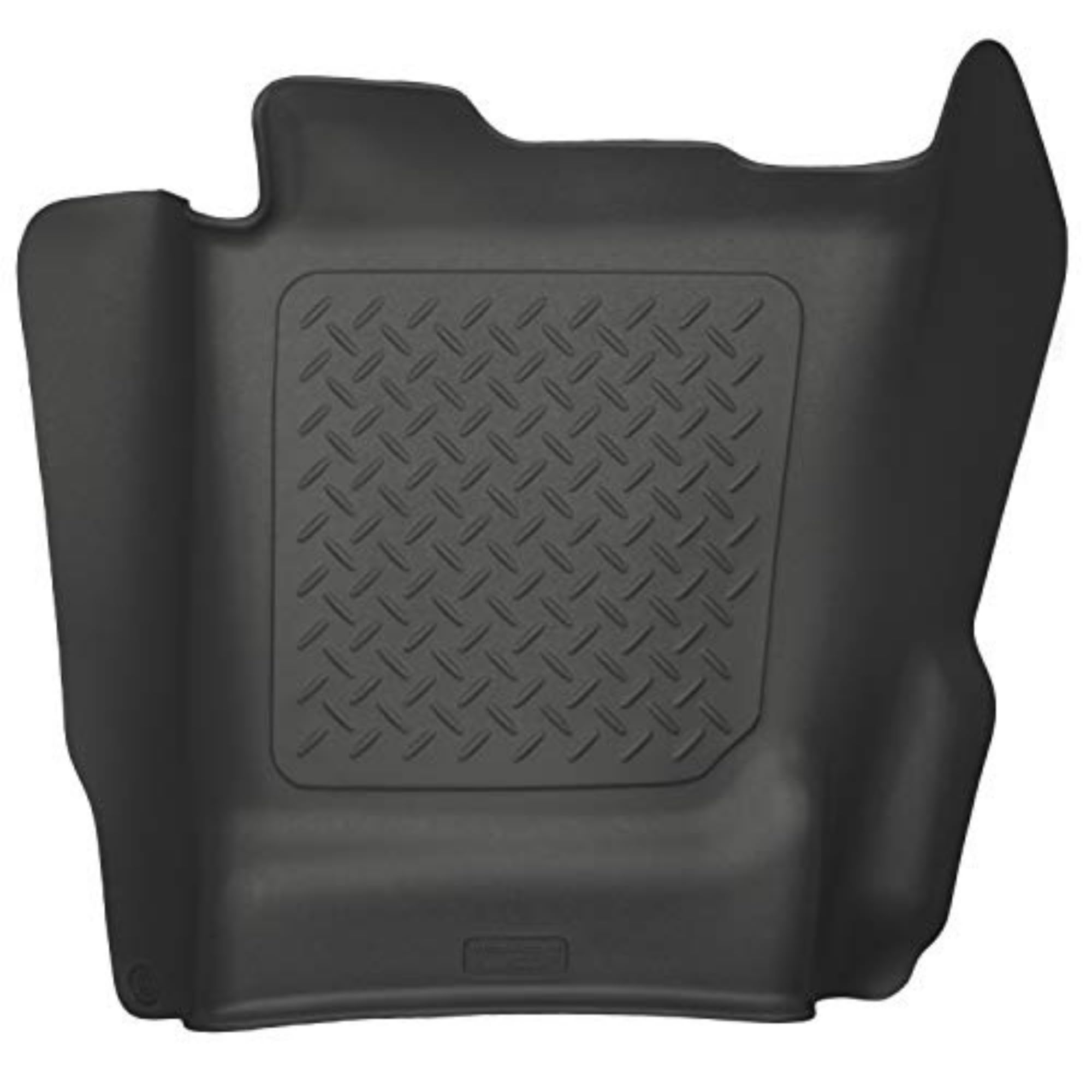 Husky Liners Weatherbeater Floor Mats | Fits 2014-2019 Chevrolet Silverado & Gmc Sierra 1500 (2019 Ld Only); 2015-2019 Silverado/Sierra 2500/3500 Double Cab/Crew Cab | Center Hump, 1-Pc Black - 83231