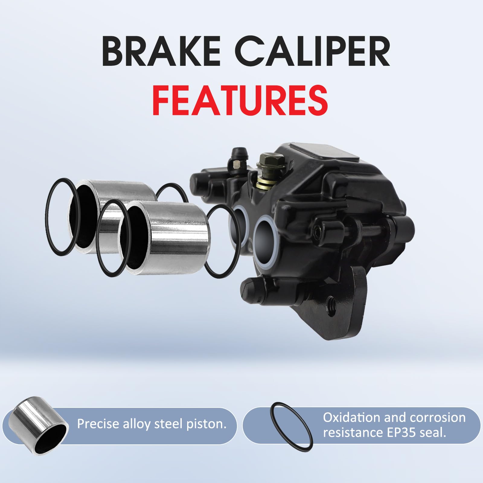 M Mati Rear Right Brake Caliper 705600859 For Can-Am Outlander 450 500 570 650 800 850 1000 Renegade 500 570 650 800 850 1000